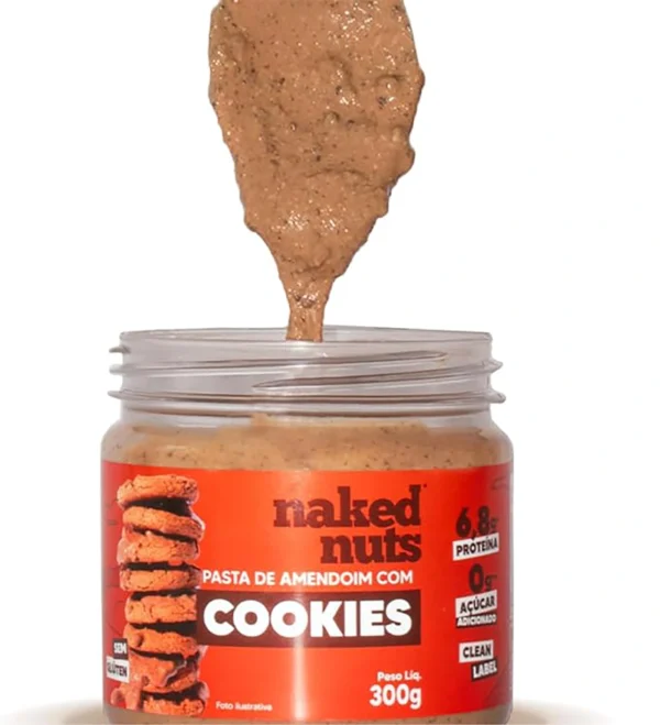 nakednuts - pasta de amendoim - cookies