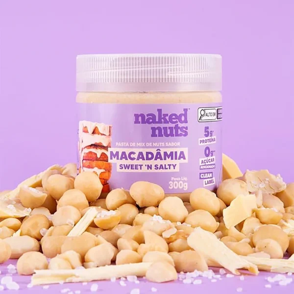 nakednuts - pasta de amendoim - macadâmia