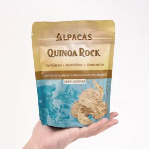 alpacas food - quinoa - chocolate branco- zero